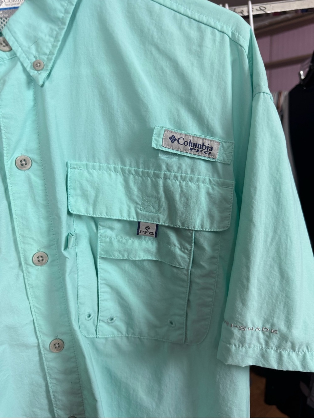 Columbia PFG Bahama II Short Sleeve Fishing Shirt - Men's Medium - Picture 4 of 5